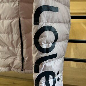 Lole Reversible Puffy jacket: light pink and navy, XS